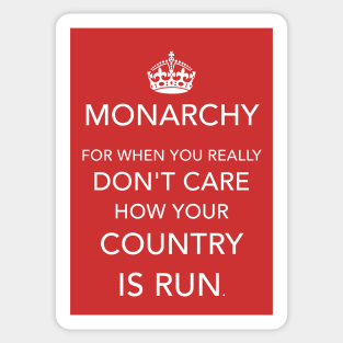 Simply Monarchy Sticker